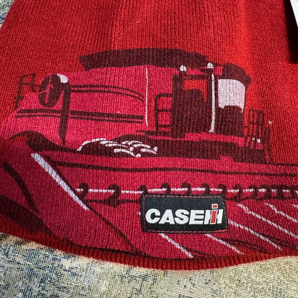 Case IH Reversible Beanie Logo Men's Tractor/Combine Print NWT